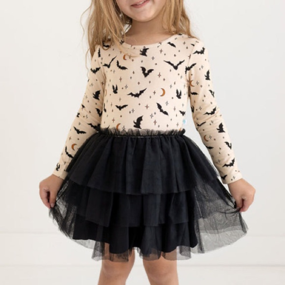 Posh Peanut Halloween Tulle Dress 2T